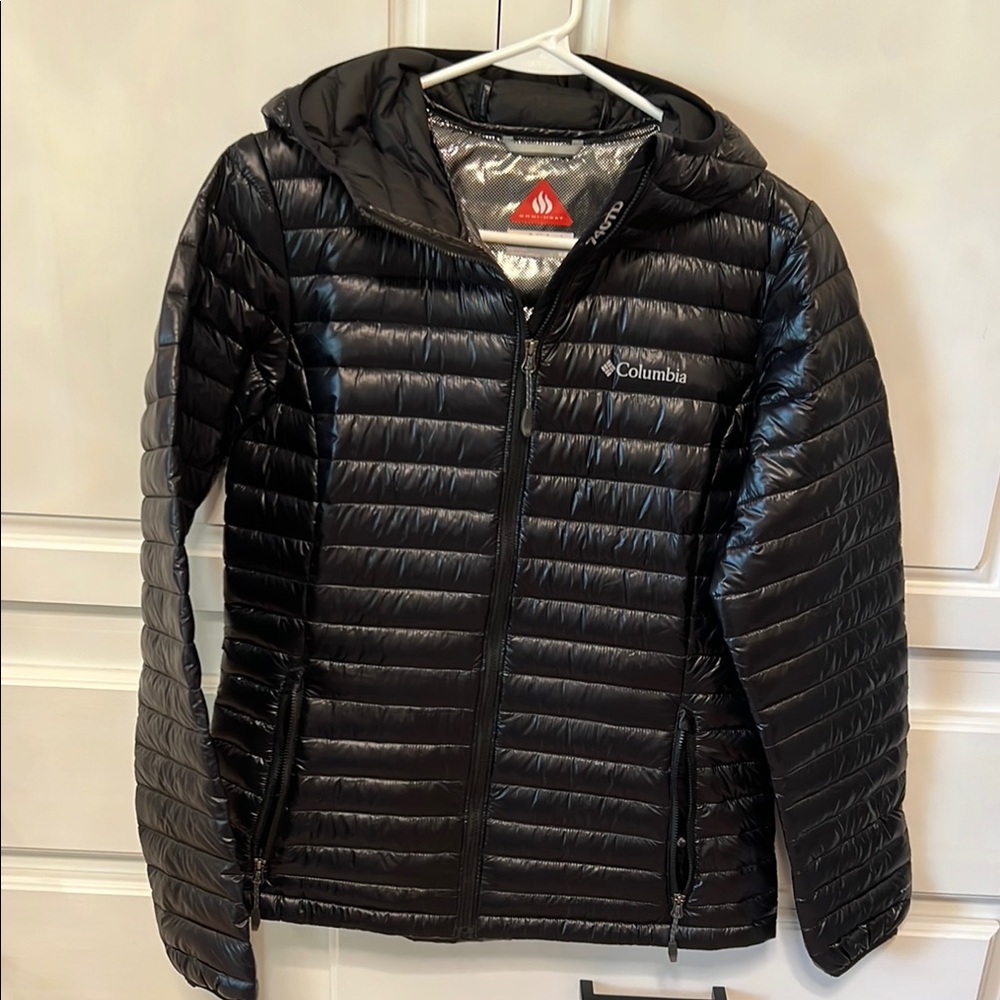 Columbia Black Puffer Jacket Lightweight Insulation